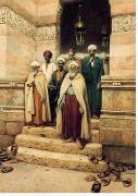 unknow artist Arab or Arabic people and life. Orientalism oil paintings  396